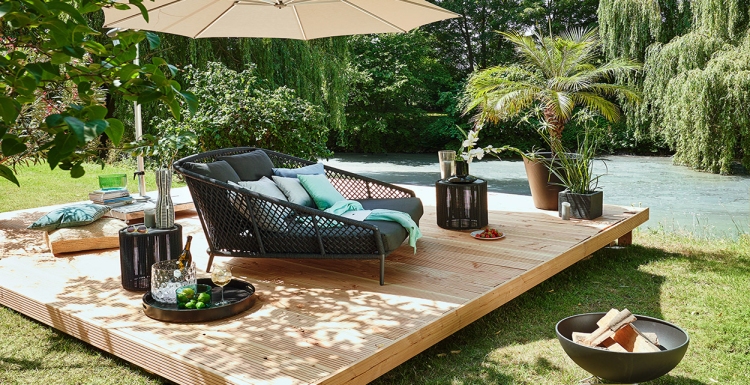 Das Sonnenbett "Ibiza" von Musterring