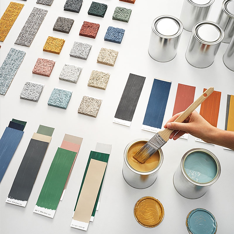 Die digitale Plattform NCS+ ermöglicht die einfache und präzise Auswahl von perfekt aufeinander abgestimmten Farben und Materialien.