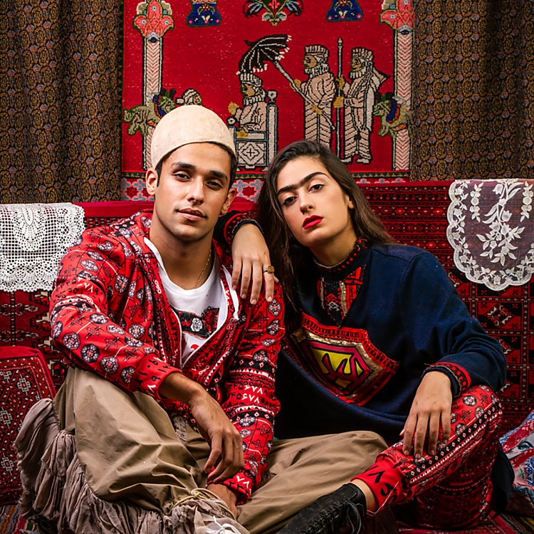 Rug Life Photographed by Jiyan Zandi.  Art Direction and clothing designed by Hushidar Mortezaei