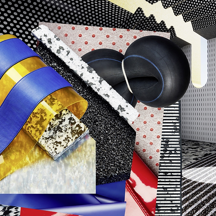 Envisions for Heimtextil, Art direction by Sanne Schuurman & Emma Wessel, Photography textiles by Ronald Smits, VR visuals by Roel Deden