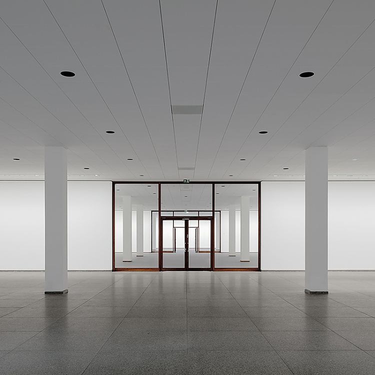 Untergeschoss der Neuen Nationalgalerie, Foto: Simon Menges